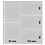 Insteekblad, incl. Tussenblad (Zwart) - 5 vaks indeling: 143 x 95 mm -  - Transparant - 18 Rings