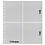 Insteekblad, incl. Tussenblad (Zwart) - 4 vaks indeling: 146 x 114 mm -  - Transparant - 18 Rings
