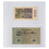 Insteekbladen, incl. Tussenblad (Wit) - 2 vaks indeling: 240 x 140 mm -  - Transparant - 18 Rings