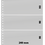 Insert sheets, incl. Background sheet (Black) - 3 compartment(s): 240 x 90 mm - Transparent - 18 Rings