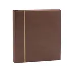 Album Favorit (Skai), excl. feuilles et sans boite de protection - Marron tabac - 14 Anneaux - Dim: 305 x 315 x 50 mm ■ par pièce