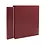 Album Favorit (Skai), excl. feuilles et sans boite de protection - Rouge bourgogne - 14 Anneaux - Dim: 305 x 315 x 50 mm