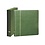Album Elegant (1120), incl. slipcase and without sheets - Green - 18 Rings - Dim: 305 x 317 x 50 mm