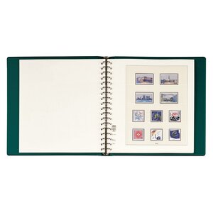 Album Elegant (1120), incl. slipcase and without sheets - Wine red - 18 Rings - Dim: 305 x 317 x 50 mm