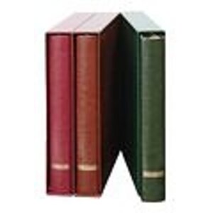 Album Elegant (1120), incl. slipcase and without sheets - Wine red - 18 Rings - Dim: 305 x 317 x 50 mm