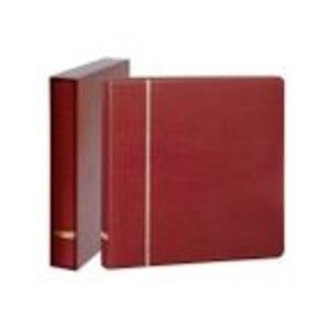 Album Elegant (1120), incl. slipcase and without sheets - Wine red - 18 Rings - Dim: 305 x 317 x 50 mm