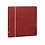 Album Elegant (1120), incl. slipcase and without sheets - Wine red - 18 Rings - Dim: 305 x 317 x 50 mm