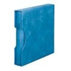 Lindner, REGULAR, Album (18 Ringe) mit Schutzkassette exkl. Inhalt - Blau - Abm: 305x317x50 mm. ■ pro  Stk.