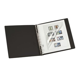 Album Regular (1104), incl. slipcase and without sheets - Black - 18 Rings - Dim: 305 x 317 x 50 mm