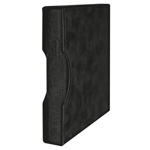Album Regular (1104), incl. slipcase and without sheets - Black - 18 Rings - Dim: 305 x 317 x 50 mm