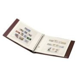 Album Regular (1104), incl. slipcase and without sheets - Wine red - 18 Rings - Dim: 305 x 317 x 50 mm
