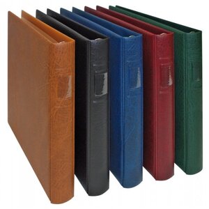 Album Regular (1104), incl. slipcase and without sheets - Wine red - 18 Rings - Dim: 305 x 317 x 50 mm