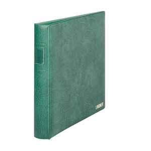 Album Regular (1104), incl. slipcase and without sheets - Green - 18 Rings - Dim: 305 x 317 x 50 mm