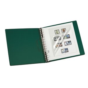 Album Regular (1104), incl. slipcase and without sheets - Green - 18 Rings - Dim: 305 x 317 x 50 mm