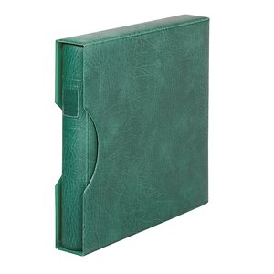 Album Regular (1104), incl. slipcase and without sheets - Green - 18 Rings - Dim: 305 x 317 x 50 mm