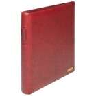 Lindner, STANDARD, Album (18 anneaux) excl. contenu et sans boite de protection - Rouge vin - dim: 305x317x50 mm. ■ par  pc.