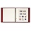 Album Standard (1102Y), excl. sheets and without slipcase - Wine red - 18 Rings - Dim: 305 x 317 x 50 mm