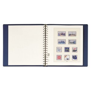 Album Standard (1102Y), excl. sheets and without slipcase - Blue - 18 Rings - Dim: 305 x 317 x 50 mm
