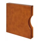 Lindner, Slipcase - suitable for REGULAR albums (18 rings) Light brown - dim: 310x325x60 mm. ■ per  pc.