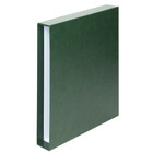 Lindner, Slipcase - suitable for STANDARD albums (18 rings) Green - dim: 310x325x60 mm. ■ per  pc.