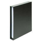 Lindner, Cassette - geschikt voor STANDARD albums (18 rings) Zwart - afm: 310x325x60 mm. ■ per  st.