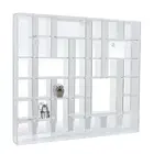 Safe, Acryl, Vitrine Mini - 34 vakken - Transparant - afm: 450x45x400 mm. ■ per st