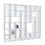 Acrylic, Display case Mini - 34 compartments - Transparent - dim: 450 x 45 x 400 mm.