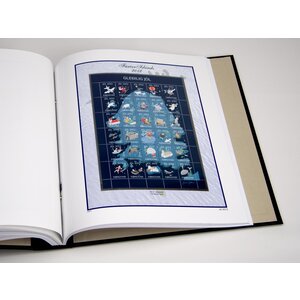 Supplément année: 2023 - Christmas Seals Jöl - type: DeLuxe - feuille pour Album de base, N°: Jöl 2023 - Davo (2 Trous)