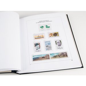 Supplement year: 2023 - French Antarktik (TAAF) - type: DeLuxe - sheets for Basic album, N°: 87-90, B69-B73 (9 pcs.) - Davo (2 Holes)