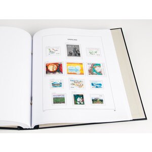 Supplément année: 2023 - Groenland - type: DeLuxe - feuilles pour Album de base, N°: 91-93, B72-74 (6 pcs.) - Davo (2 Trous)