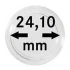 Capsules pour monnaies, Rondes Ø interne 24.1 mm. avec bord - UNI PERFECT ■ par  10 pcs.