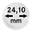 Muntcapsules Rond - geschikt voor munten Ø 24.1 mm.