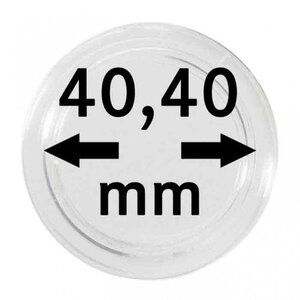 Münzkapseln, Rund - geeignet für Münzen Ø 40.4 mm.
