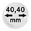 Muntcapsules Rond - geschikt voor munten Ø 40.4 mm.