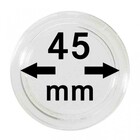 Muntcapsules, Rond - Inwendig Ø 45 mm. met griprand - UNI PERFECT ■ per  10 st.