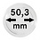 Muntcapsules Rond - geschikt voor munten Ø 50.3 mm.