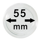 Capsules pour monnaies, Rondes Ø interne 55 mm. avec bord - UNI PERFECT ■ par  pcs.