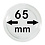 Capsules Rondes - convient pour des monnaies Ø 60 mm.