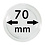 Münzkapseln, Rund - geeignet für Münzen Ø 70 mm.