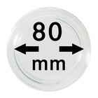 Coin Capsules, Round - Internal Ø 80 mm. with rim - UNI PERFECT ■ per  pcs.