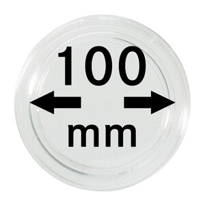 Capsules Rondes - convient pour des monnaies Ø 100 mm.