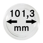 Capsules pour monnaies, Rondes Ø interne 101.3 mm. avec bord - UNI PERFECT ■ par  pcs.