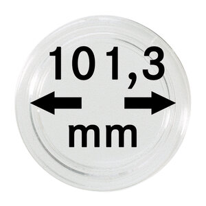 Coin Capsules Round - suitable for coins Ø 101.3 mm.