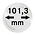 Coin Capsules, Round - Internal Ø101.3 mm. with rim - UNI PERFECT ■ per  pcs.