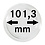 Capsules Rondes - convient pour des monnaies Ø 101.3 mm.