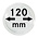 Coin Capsules, Round - Internal Ø120 mm. with rim - UNI PERFECT ■ per  pcs.