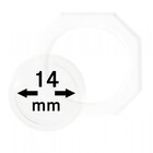 Capsules pour monnaies, 8 angles Ø interne 14 mm.  - OCTO ■ par 2 pcs.