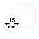 Capsules pour monnaies, 8 angles Ø interne 15 mm.  - OCTO ■ par 2 pcs.