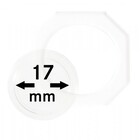 Capsules pour monnaies, 8 angles Ø interne 17 mm.  - OCTO ■ par 2 pcs.