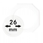 Coin Capsules, 8 angular - Internal Ø 26 mm.  - OCTO ■ per 2 pcs.